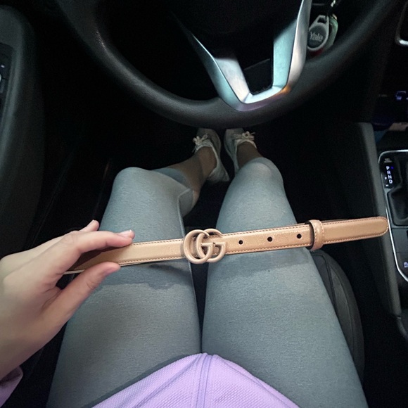 Beige Gucci belt. Size 95 (American size 10). - Picture 5 of 10